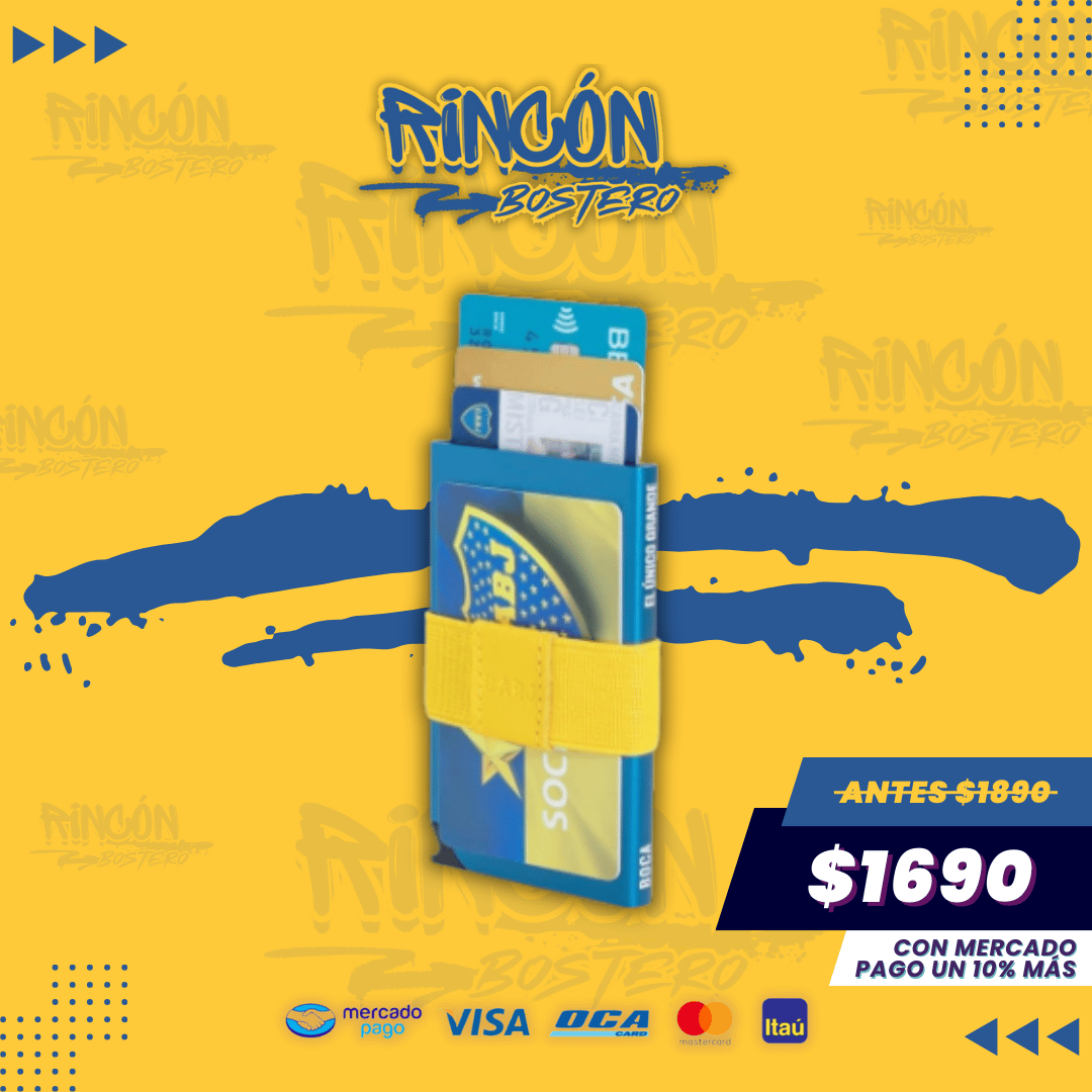 Tarjetero Xeneize RFID