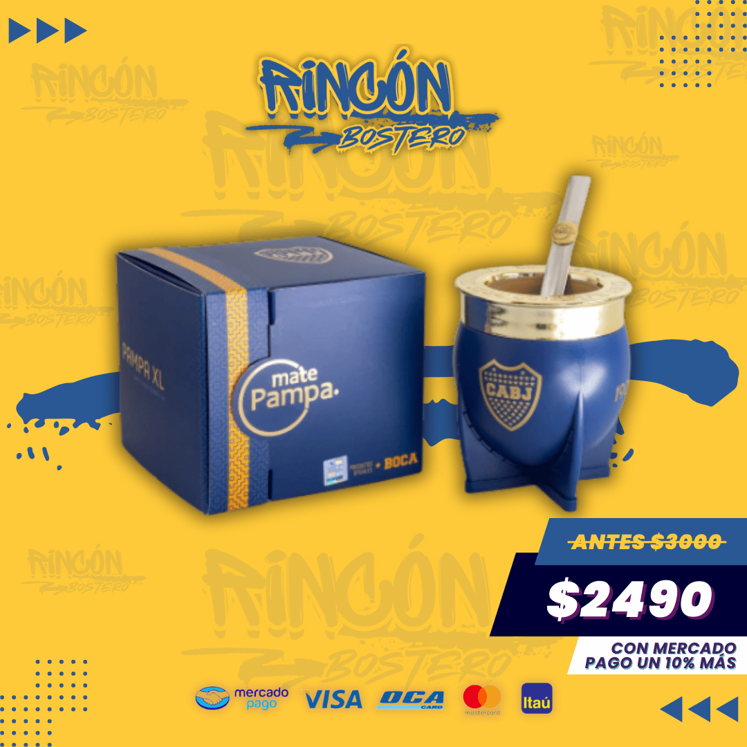 Mate XL con bombilla Pampa