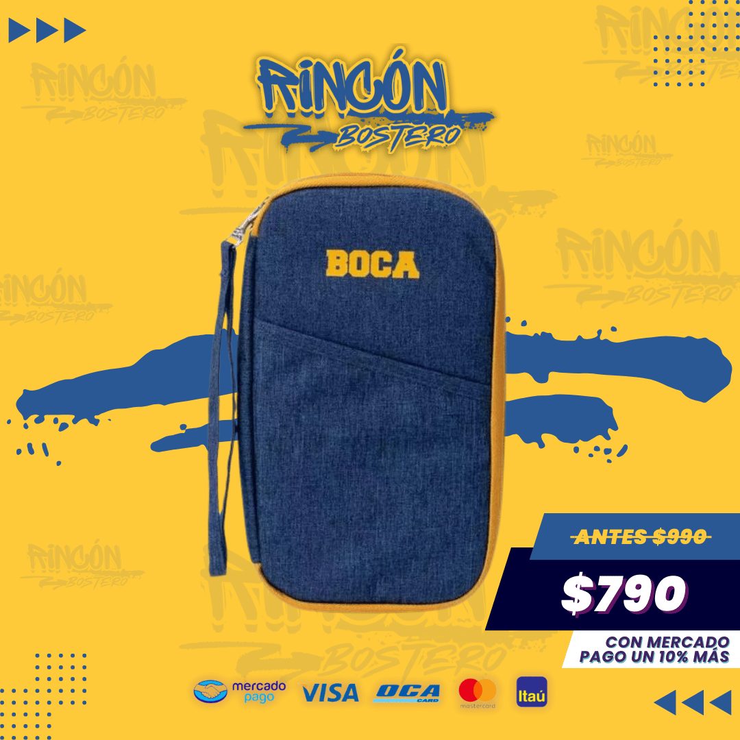 Porta documentos Boca Juniors