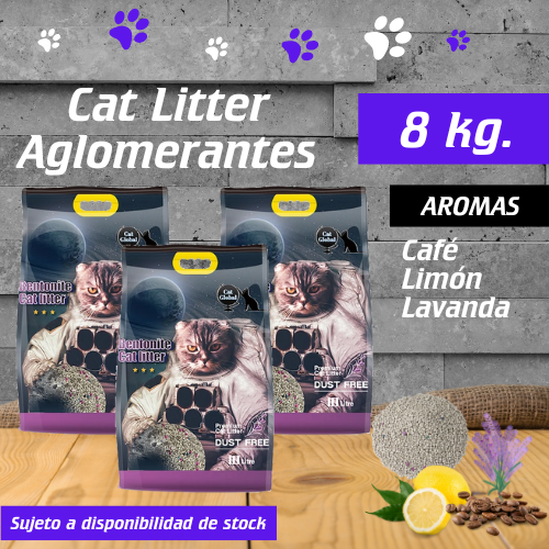 Arena Aglomerante CatLitter 8kg
