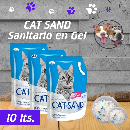 Sanitario en Gel Silica CatSand -10 Lts