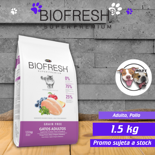 Biofresh Gato Adulto 1.5kg sabor Pollo