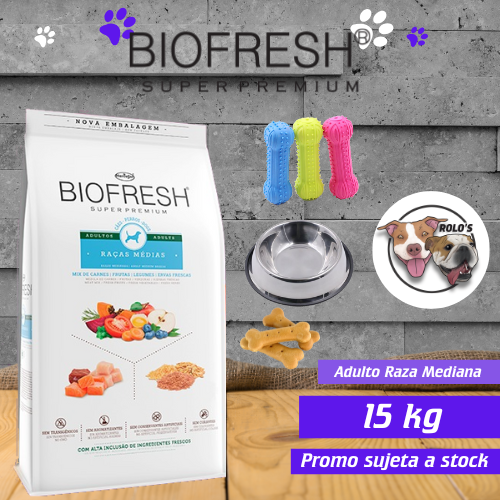 Biofresh Adulto Raza Mediana 15kg
