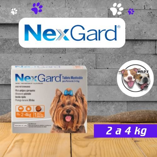 Pastilla masticable NexGard 2 - 4 kg