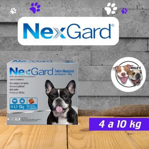 Pastilla masticable NexGard 4 - 10 kg