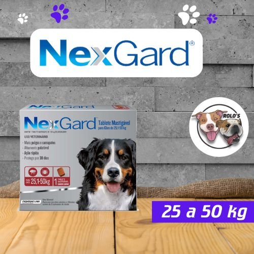 Pastilla masticable NexGard 25 - 50 kg