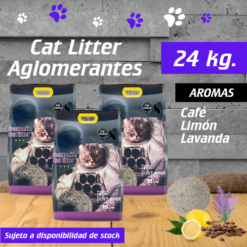 Sanitario Aglomerante CatLitter 24 kg