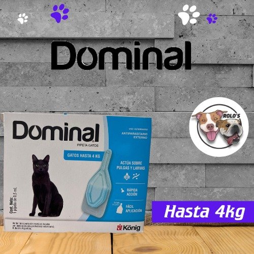 Pipeta Dominal Gato hasta 4 kg