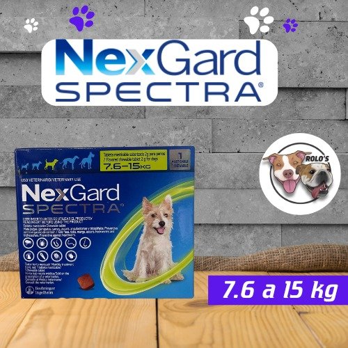 Pastilla Masticable Nexgard Spectra 7.6 - 15 kg