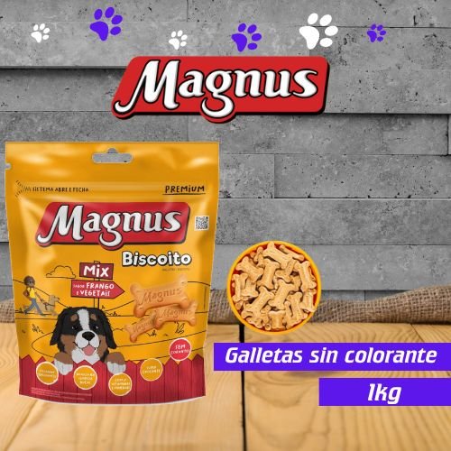 Galletas sin colorantes Magnus 1 kg