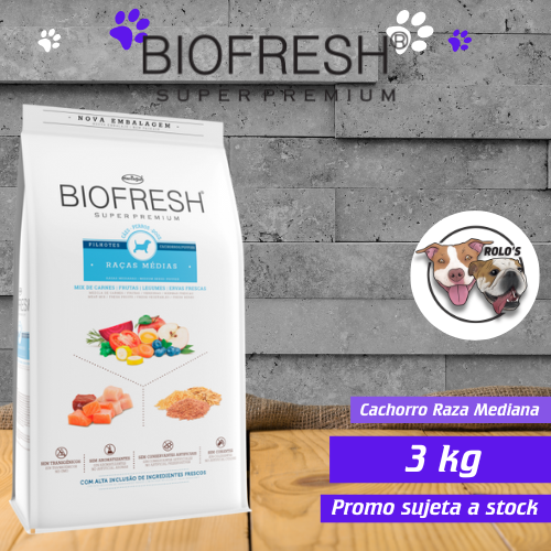  Biofresh Cachorro Raza Mediana 3kg