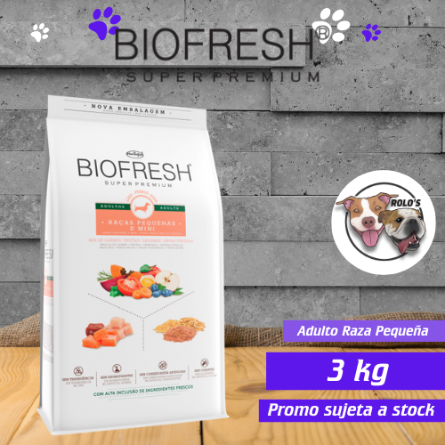 Biofresh Adulto Raza Pequeña 3kg
