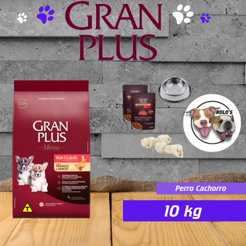 Gran Plus Cachorro Raza Pequeña 10 kg