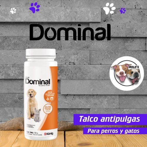 Talco Antipulgas Dominal 100 gr