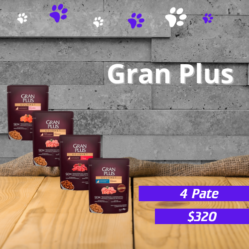 4 Pate Gran Plus Para Gato