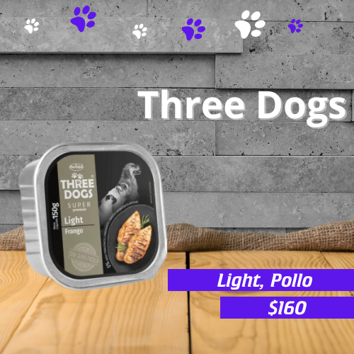 Paté Lomo Three Dogs Light 150gr