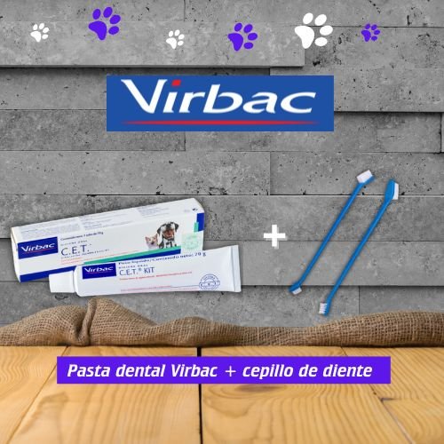 Pasta Dental Virbac 70 gr + Cepillo dental