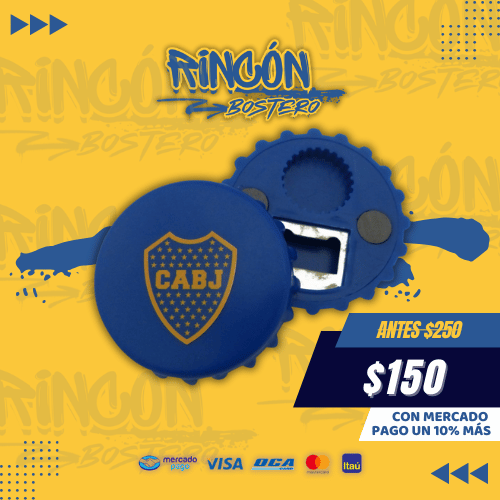 Destapador Tapa Boca Juniors