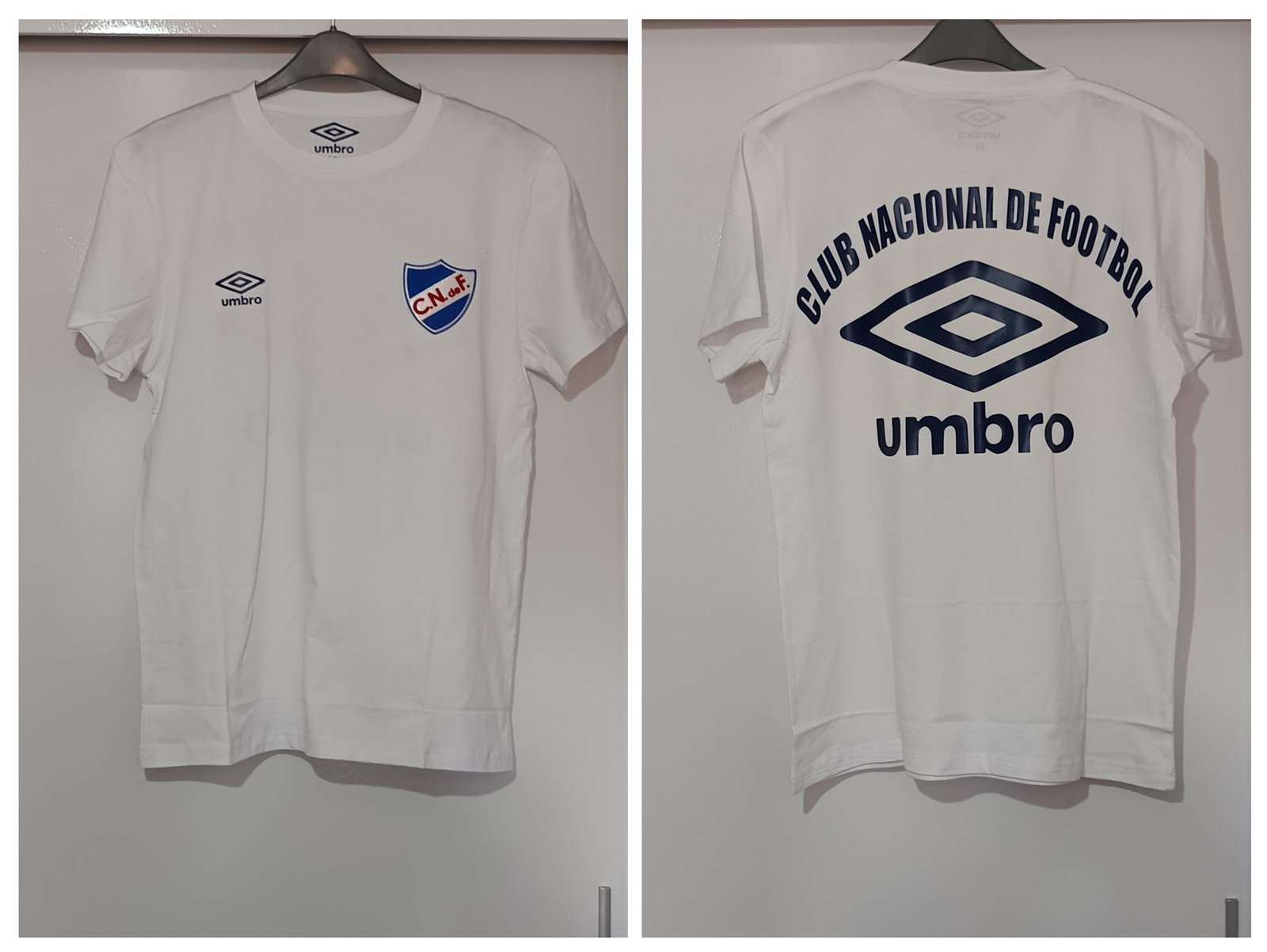 Remeras nacional blanca  