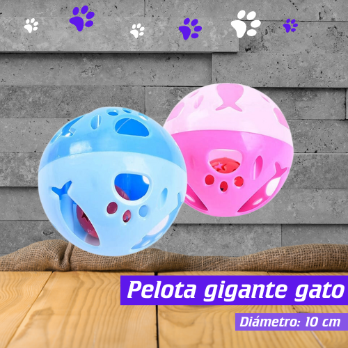 Pelota gigante gato, diámetro 10cm 