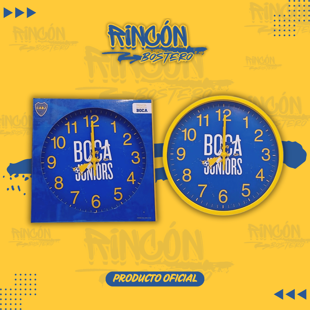 Reloj De Pared Boca Juniors