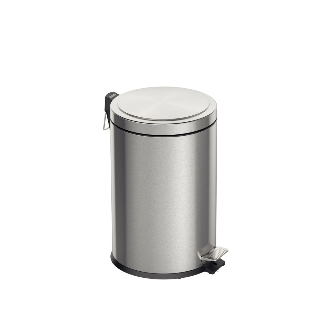 Papelera con pedal en acero inoxidable 20 litros