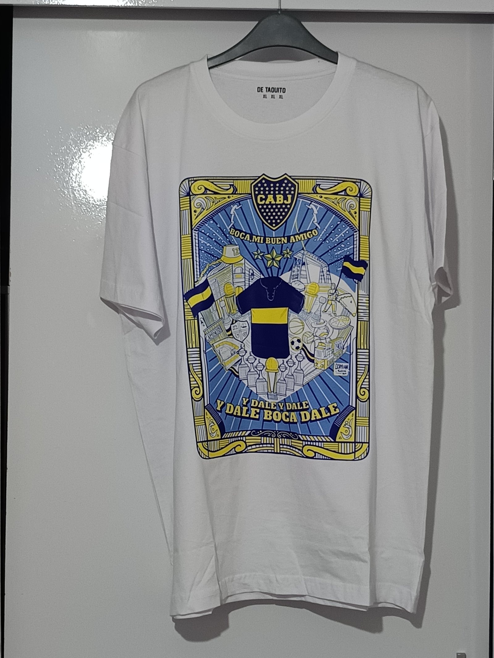 Remera boca juniors 