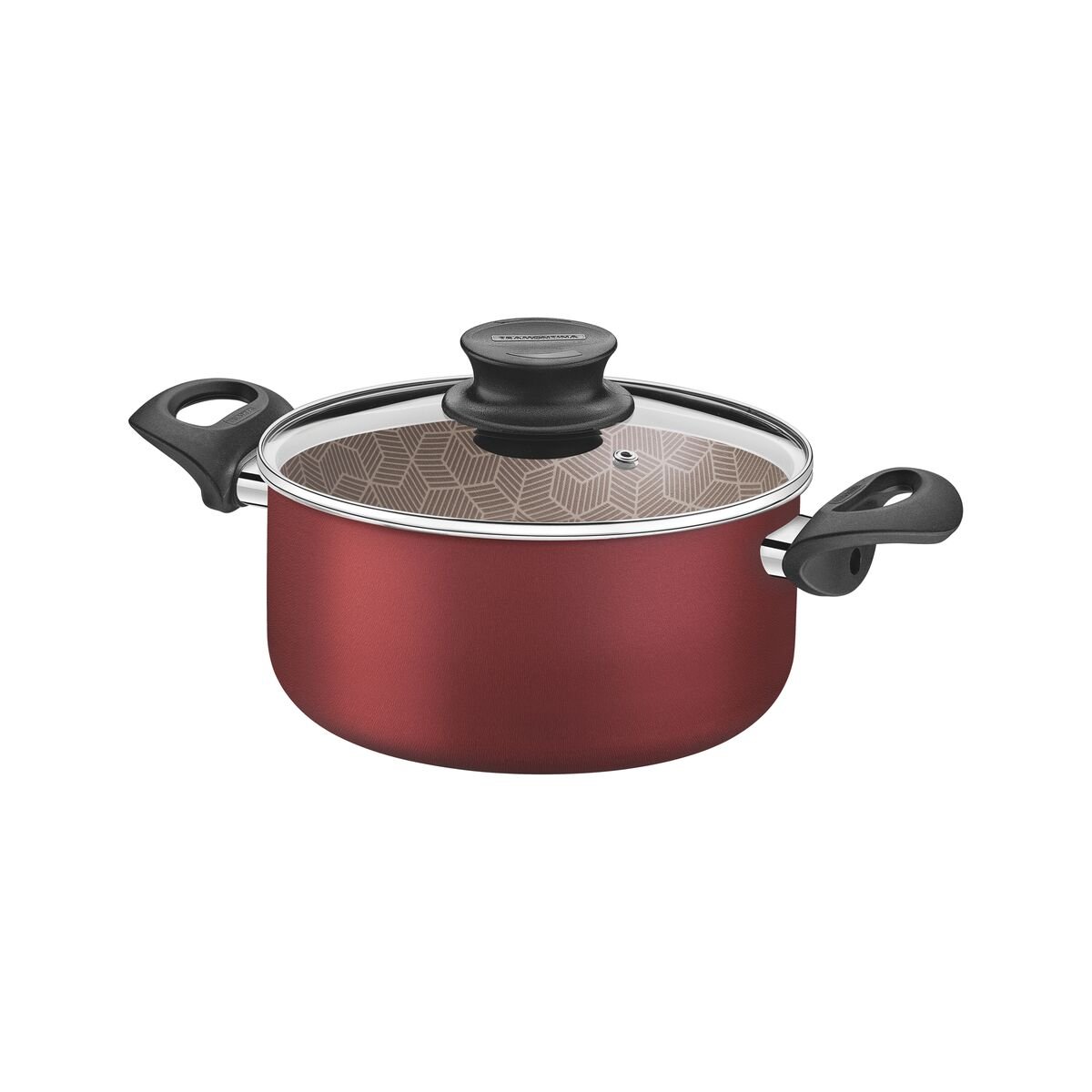 Cacerolas con asas Linea Paris Tramontina Roja