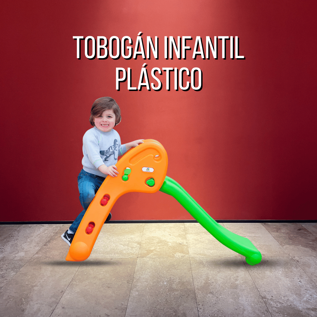 Tobogán infantil de plástico