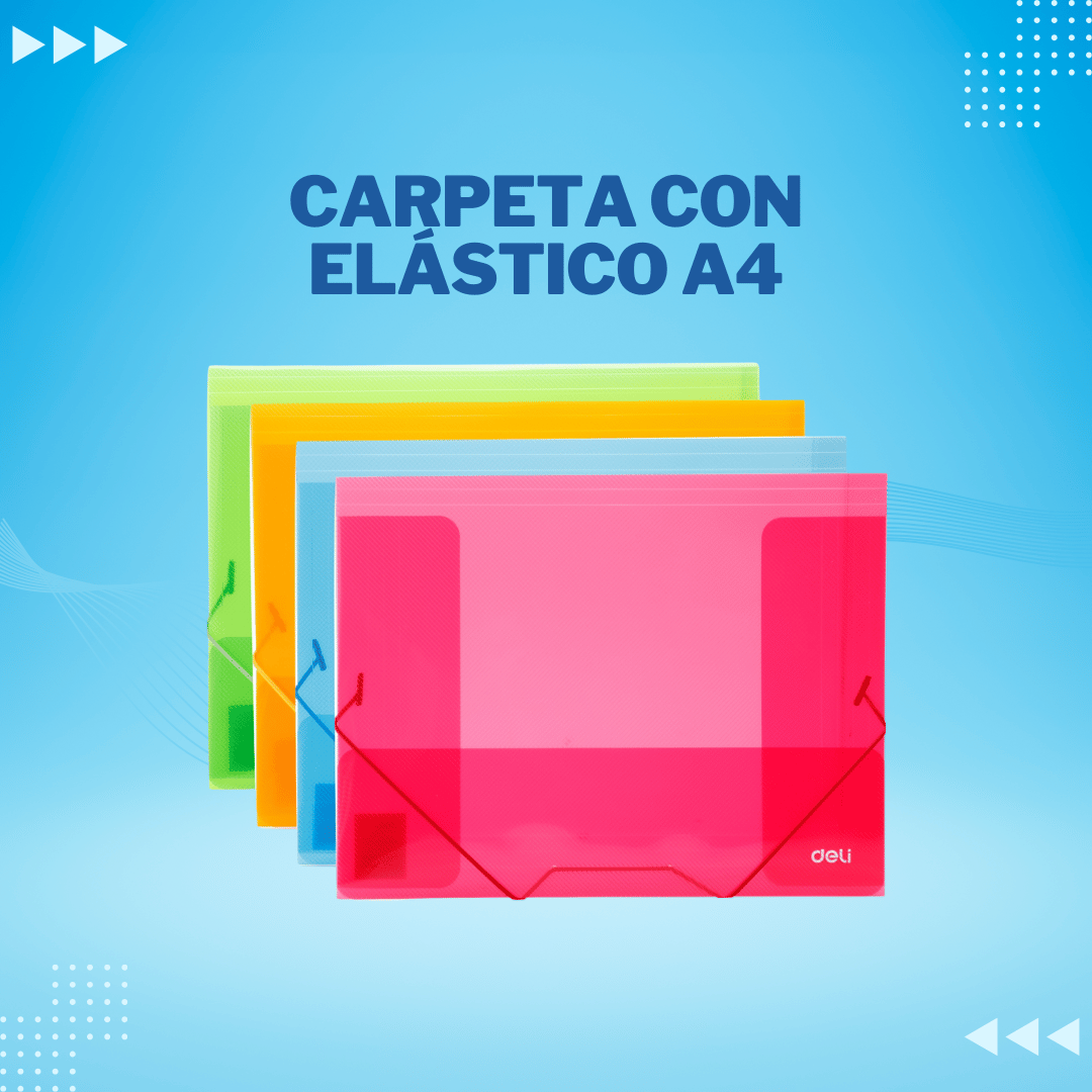 Kit Carpeta con elástico A4