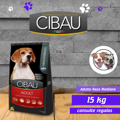 Cibau Perro Adulto Raza Mediana 15kg