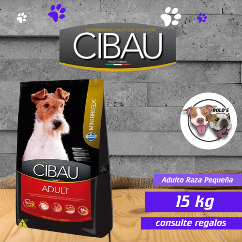 Cibau Perro Adulto Raza Pequeña 15kg