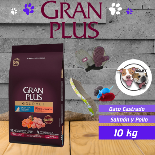 GranPlus Gato Castrado Salmón y Pollo 10kg