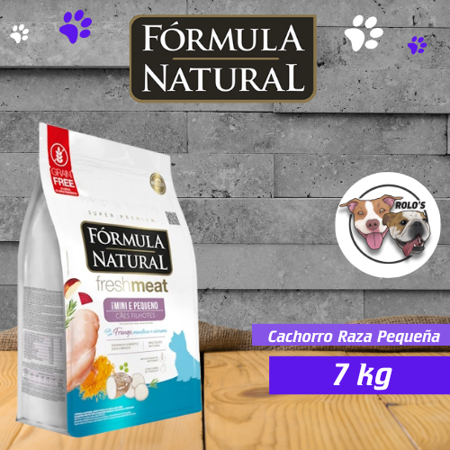Formula Natural Fresh Meat Cachorro Raza Pequeña 7kg
