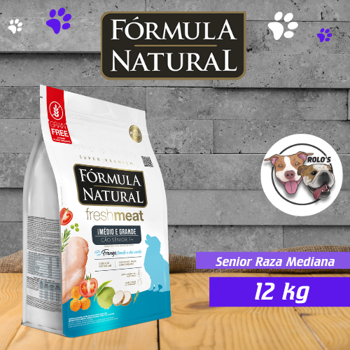 Formula Natural Fresh Meat Senior Raza Mediana 12kg