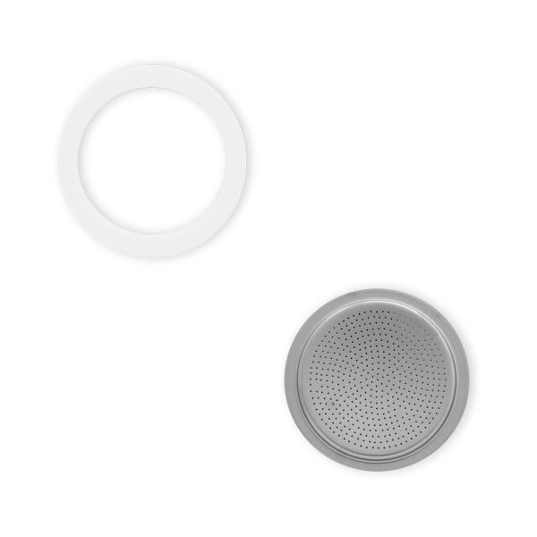 Junta y Filtro para Cafetera de Acero 10 Pocillos